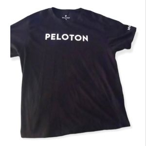 Peloton Men's Athletic 100 Century Black Short Sleeve T-Shirt SZ XL